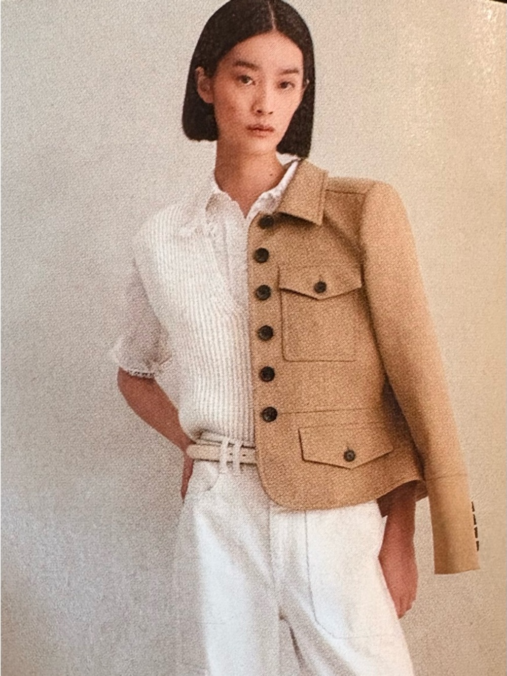 ME+EM Cotton fitted Utility Jacket - Picture 4 of 11